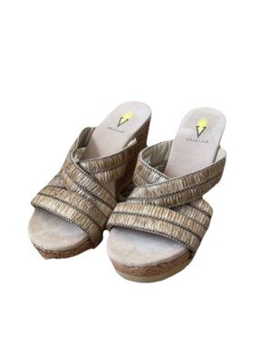 Volatile Slip On Wedge Platform Heel Size 9 Sandals